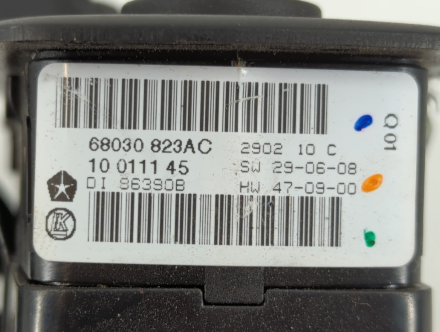 2003-2007 Lincoln Town Car Master Power Window Switch Replacement Driver Side Left P/N:68030 823AC Fits OEM Used Auto Parts 