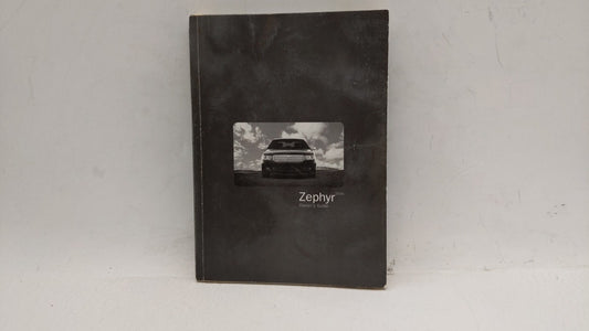 2006 Lincoln Zephyr Owners Manual Book Guide OEM Used Auto Parts - Oemusedautoparts1.com