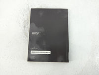 2006 Lincoln Zephyr Owners Manual Book Guide P/N:PM6H6J-19A321-AA OEM Used Auto Parts - Oemusedautoparts1.com