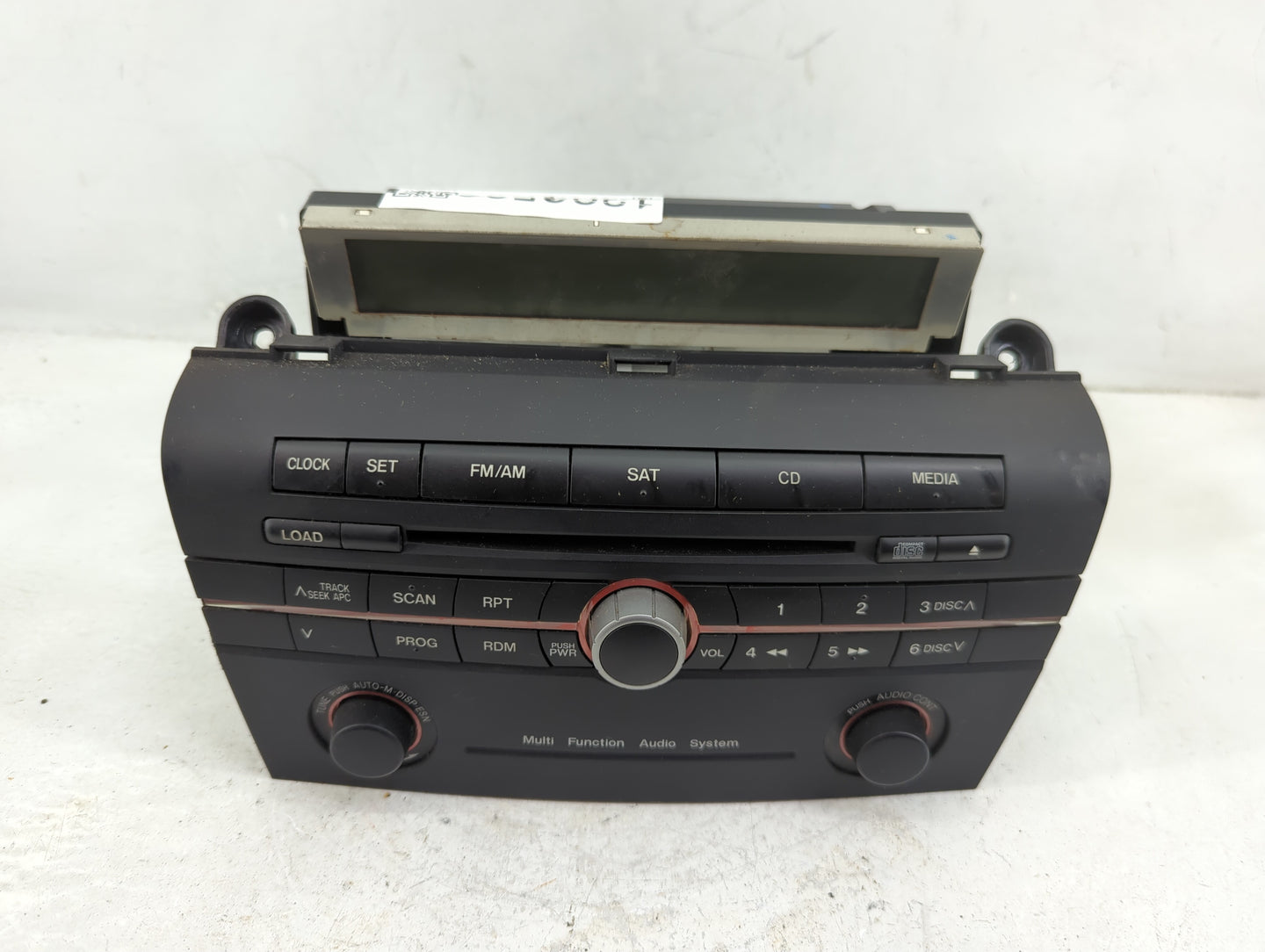 2006-2007 Mazda 3 Radio AM FM Cd Player Receiver Replacement P/N:14794078 Fits Fits 2006 2007 OEM Used Auto Parts - Oemuseda