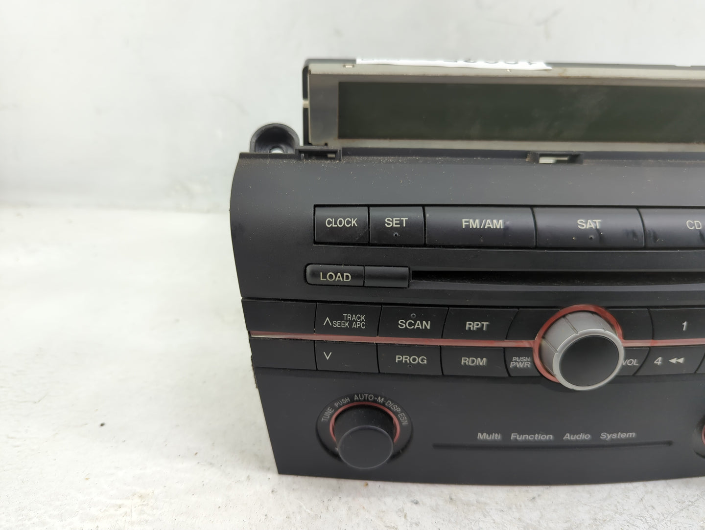 2006-2007 Mazda 3 Radio AM FM Cd Player Receiver Replacement P/N:14794078 Fits Fits 2006 2007 OEM Used Auto Parts - Oemuseda