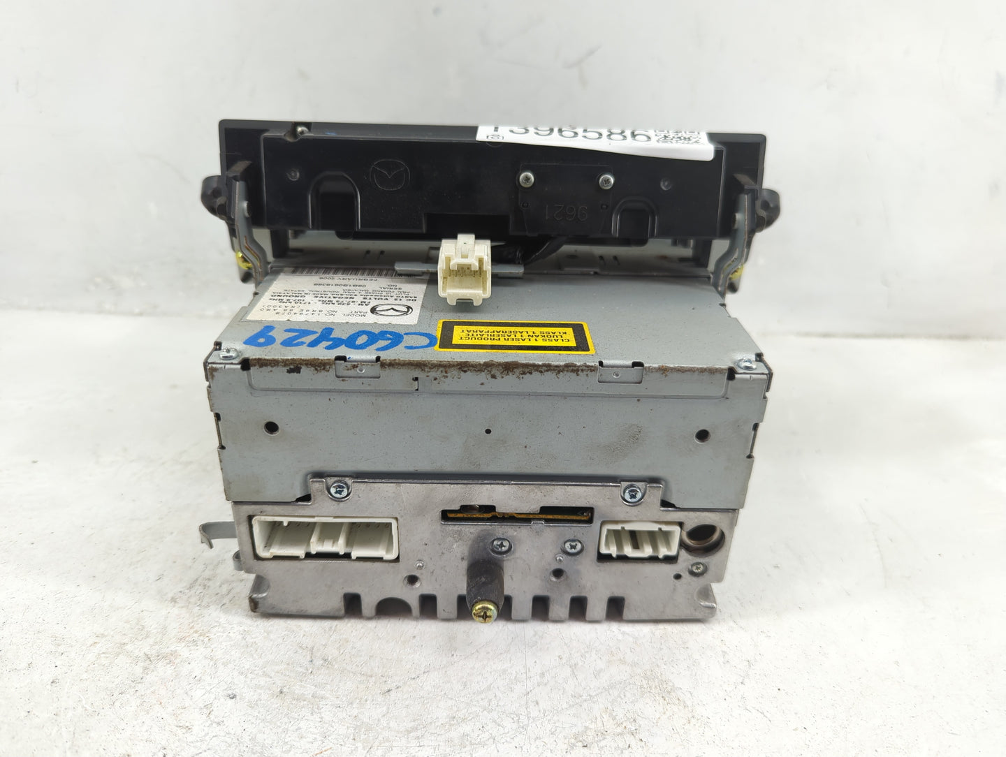 2006-2007 Mazda 3 Radio AM FM Cd Player Receiver Replacement P/N:14794078 Fits Fits 2006 2007 OEM Used Auto Parts - Oemuseda