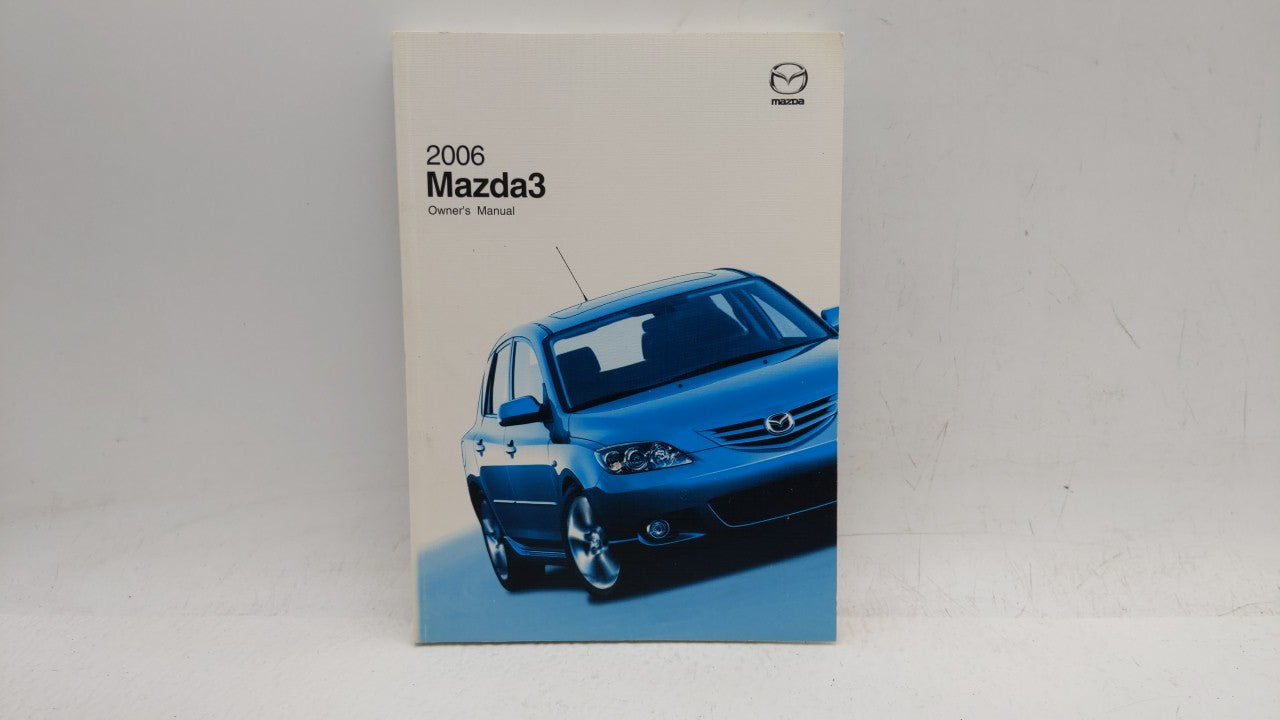 2006 Mazda 3 Owners Manual Book Guide OEM Used Auto Parts - Oemusedautoparts1.com