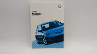 2006 Mazda 3 Owners Manual Book Guide OEM Used Auto Parts - Oemusedautoparts1.com