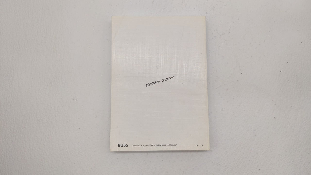 2006 Mazda 3 Owners Manual Book Guide OEM Used Auto Parts - Oemusedautoparts1.com