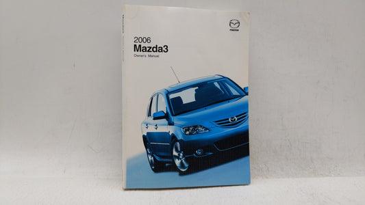 2006 Mazda 3 Owners Manual Book Guide OEM Used Auto Parts - Oemusedautoparts1.com