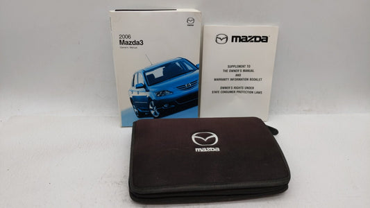 2006 Mazda 3 Owners Manual Book Guide OEM Used Auto Parts
