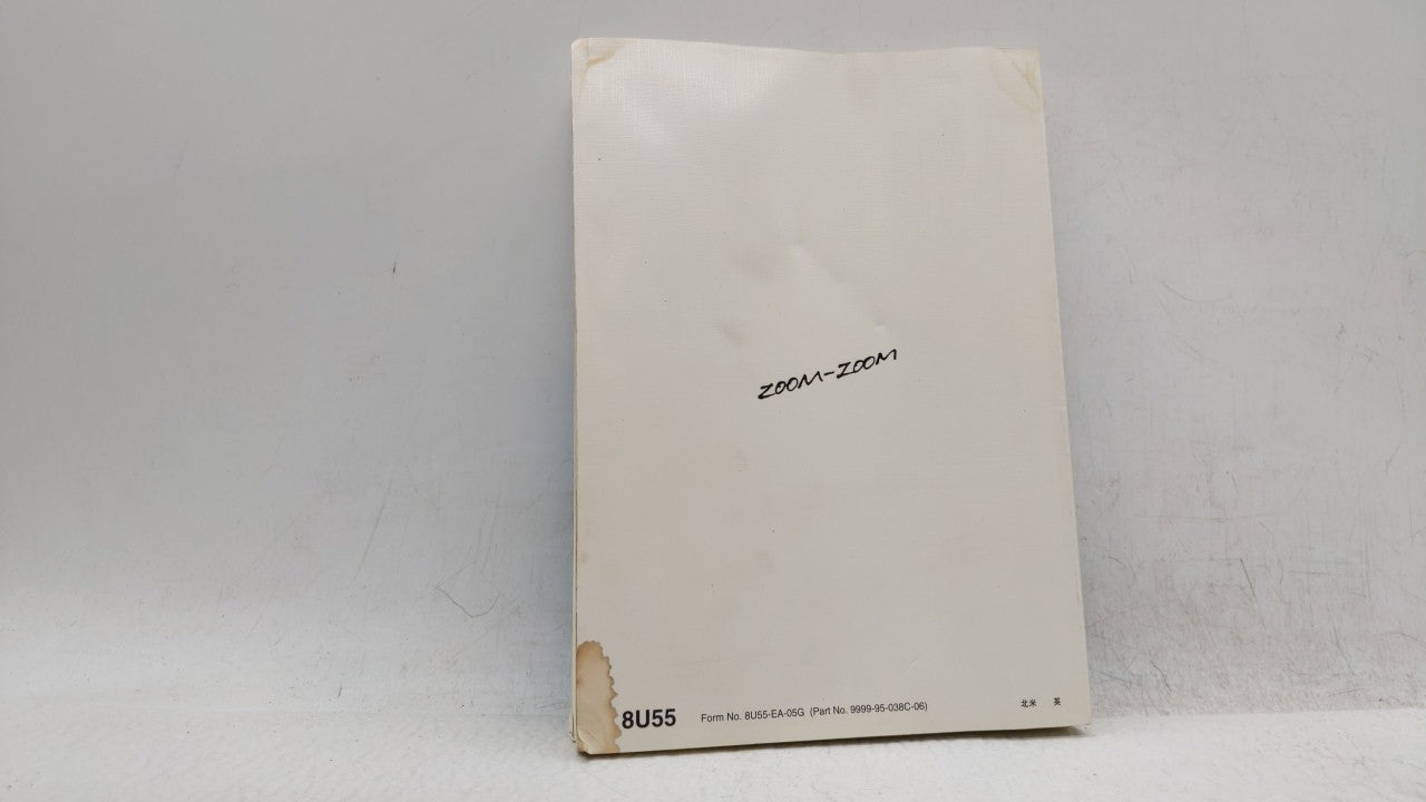 2006 Mazda 3 Owners Manual Book Guide OEM Used Auto Parts - Oemusedautoparts1.com