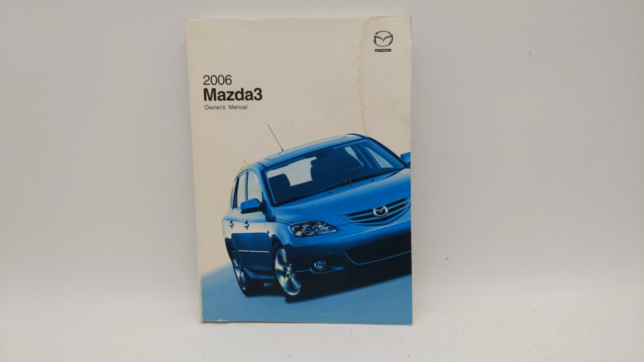 2006 Mazda 3 Owners Manual Book Guide OEM Used Auto Parts - Oemusedautoparts1.com