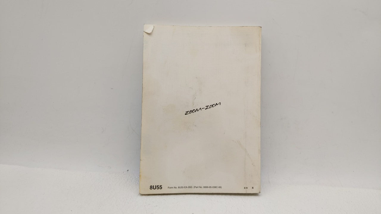 2006 Mazda 3 Owners Manual Book Guide OEM Used Auto Parts - Oemusedautoparts1.com