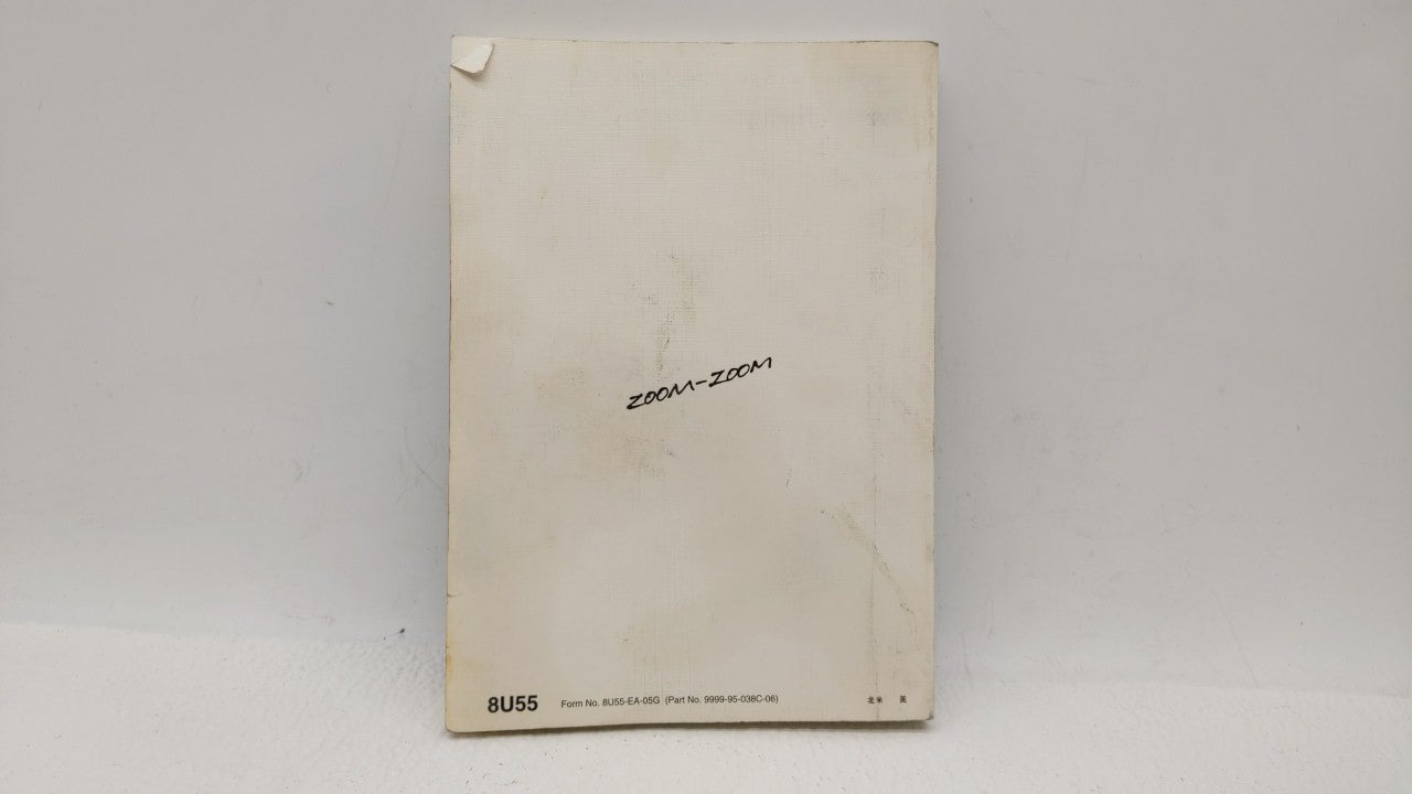 2006 Mazda 3 Owners Manual Book Guide OEM Used Auto Parts - Oemusedautoparts1.com