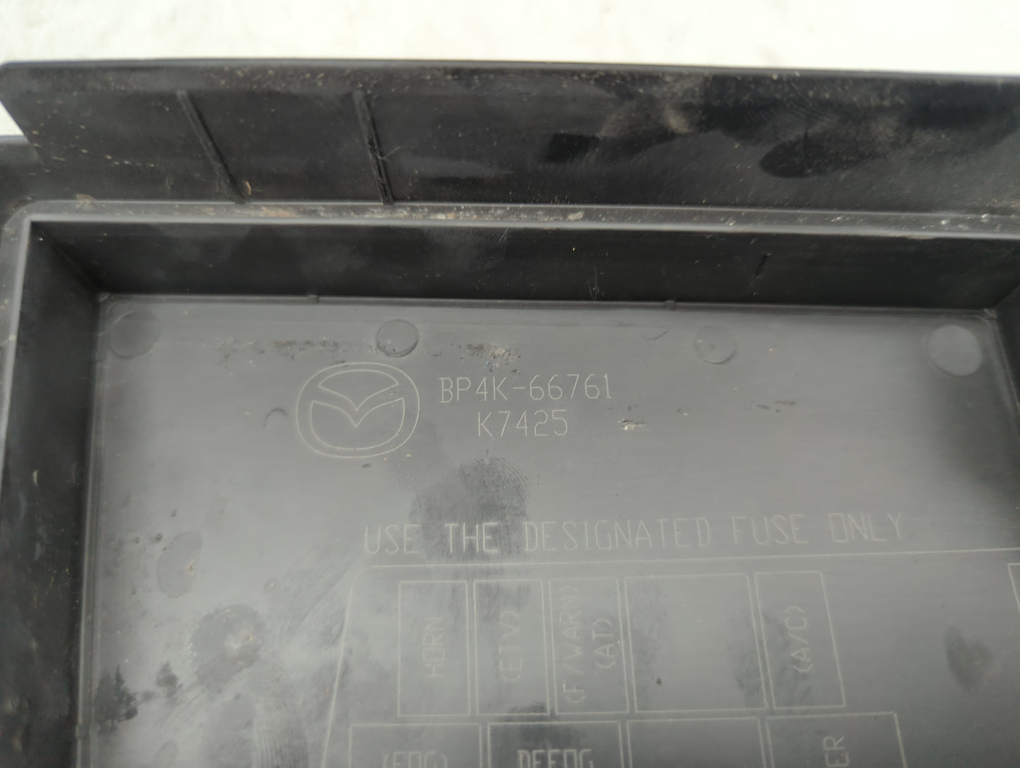 2004-2009 Mazda 3 Fusebox Fuse Box Panel Relay Module P/N:BP4K-66761 BP4K-66767 Fits Fits 2004 2005 2006 2007 2008 2009 OEM 