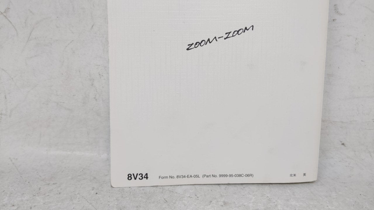 2006 Mazda 3 Owners Manual Book Guide OEM Used Auto Parts - Oemusedautoparts1.com