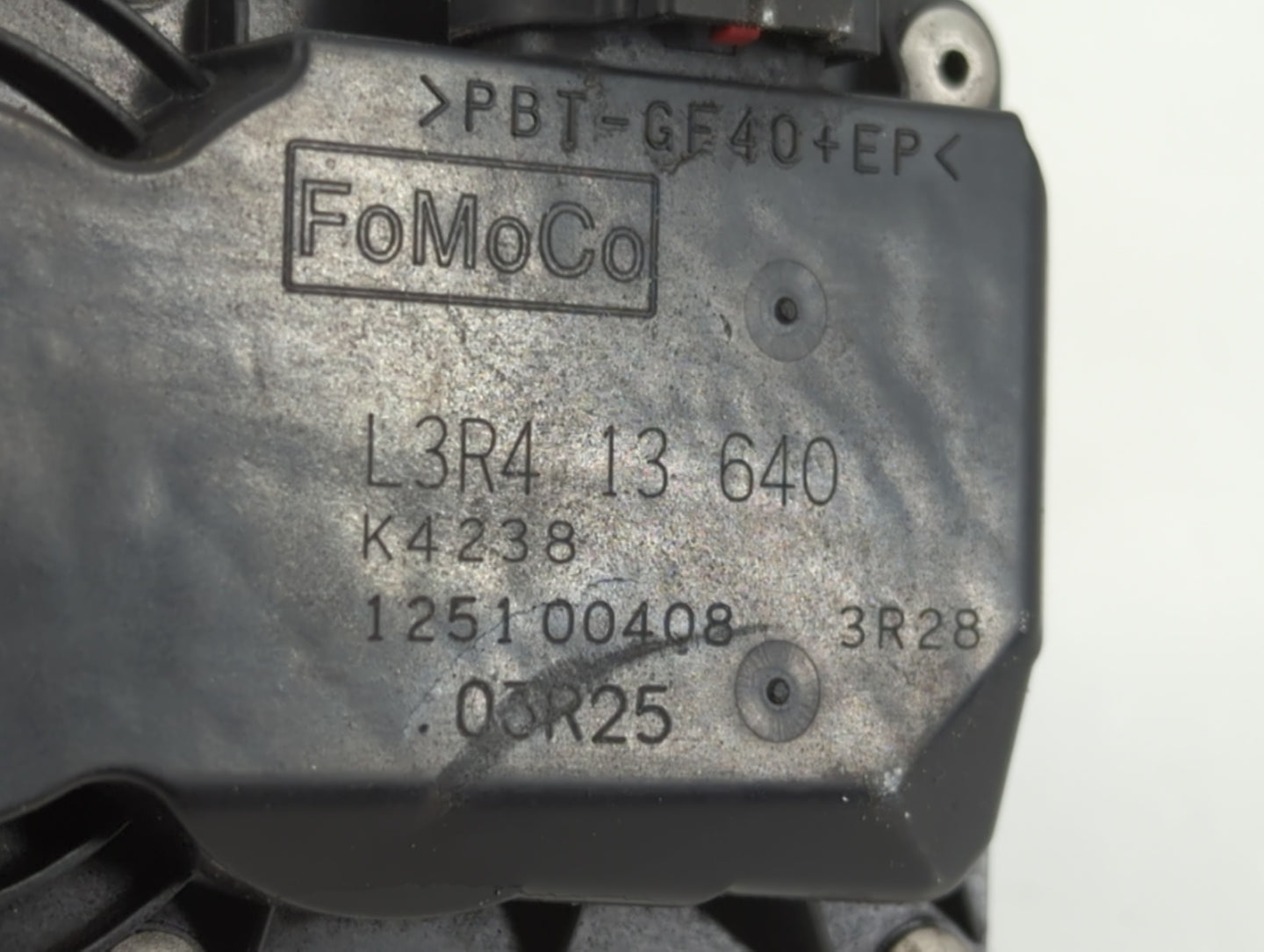 2006-2013 Mazda 3 Throttle Body P/N:K4238 125100408, L3R4 13 640 Fits Fits 2006 2007 2008 2009 2010 2011 2012 2013 OEM Used 