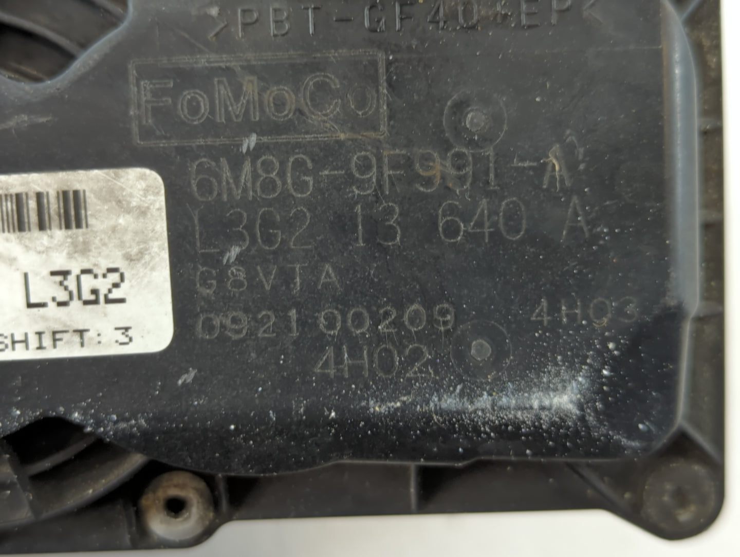 2006-2013 Mazda 3 Throttle Body P/N:L3G2 13 640 A 6M8G-9F991-A Fits Fits 2006 2007 2008 2009 2010 2011 2012 2013 OEM Used Au