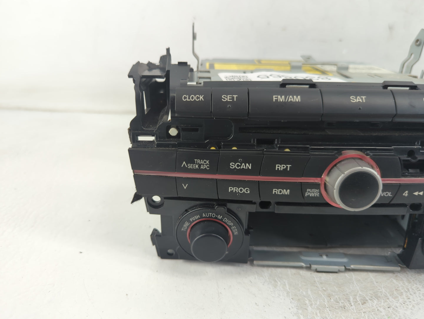 2006-2007 Mazda 3 Radio AM FM Cd Player Receiver Replacement P/N:14794078 Fits Fits 2006 2007 OEM Used Auto Parts - Oemuseda