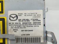 2006-2007 Mazda 3 Radio AM FM Cd Player Receiver Replacement P/N:14794078 Fits Fits 2006 2007 OEM Used Auto Parts - Oemuseda