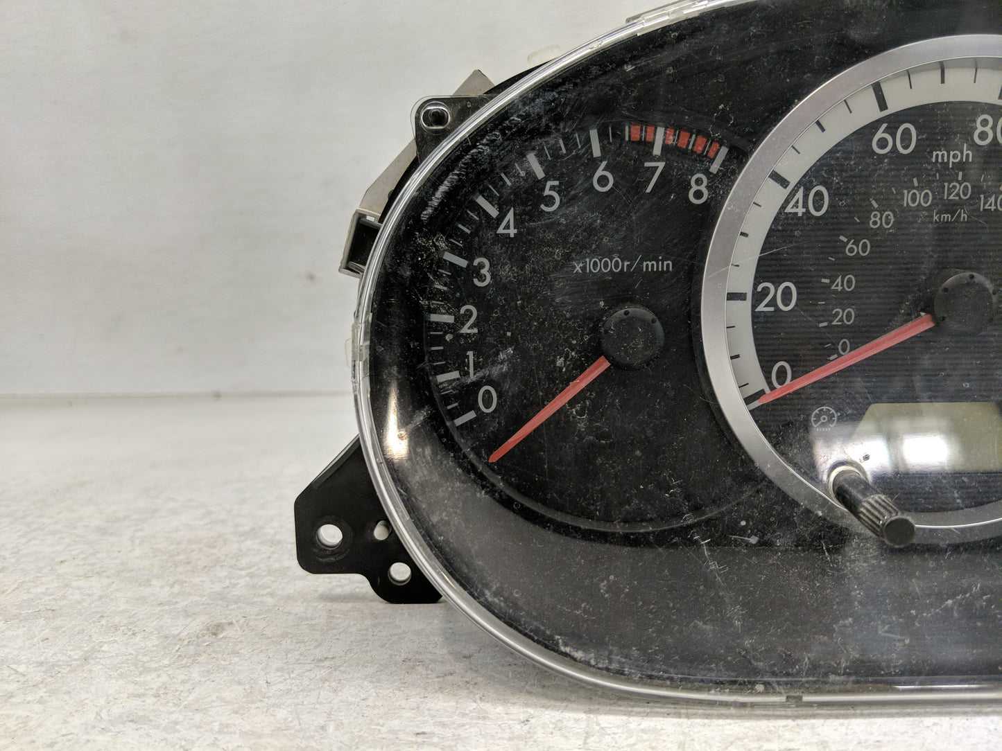 2006-2007 Mazda 5 Instrument Cluster Speedometer Gauges Fits Fits 2006 2007 OEM Used Auto Parts - Oemusedautoparts1.com