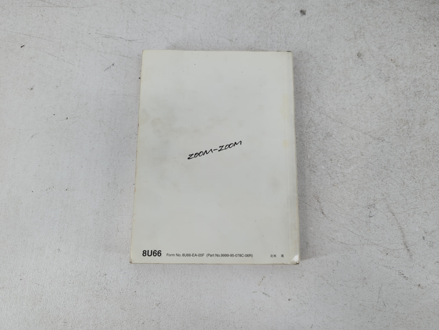 2006 Mazda 6 Owners Manual Book Guide P/N:9999-95-078C-06R OEM Used Auto Parts - Oemusedautoparts1.com