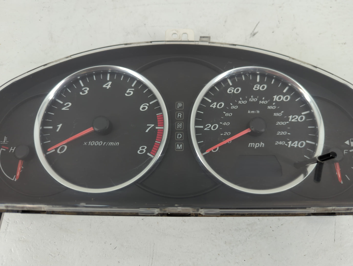 2006-2007 Mazda 6 Instrument Cluster Speedometer Gauges Fits Fits 2006 2007 OEM Used Auto Parts - Oemusedautoparts1.com