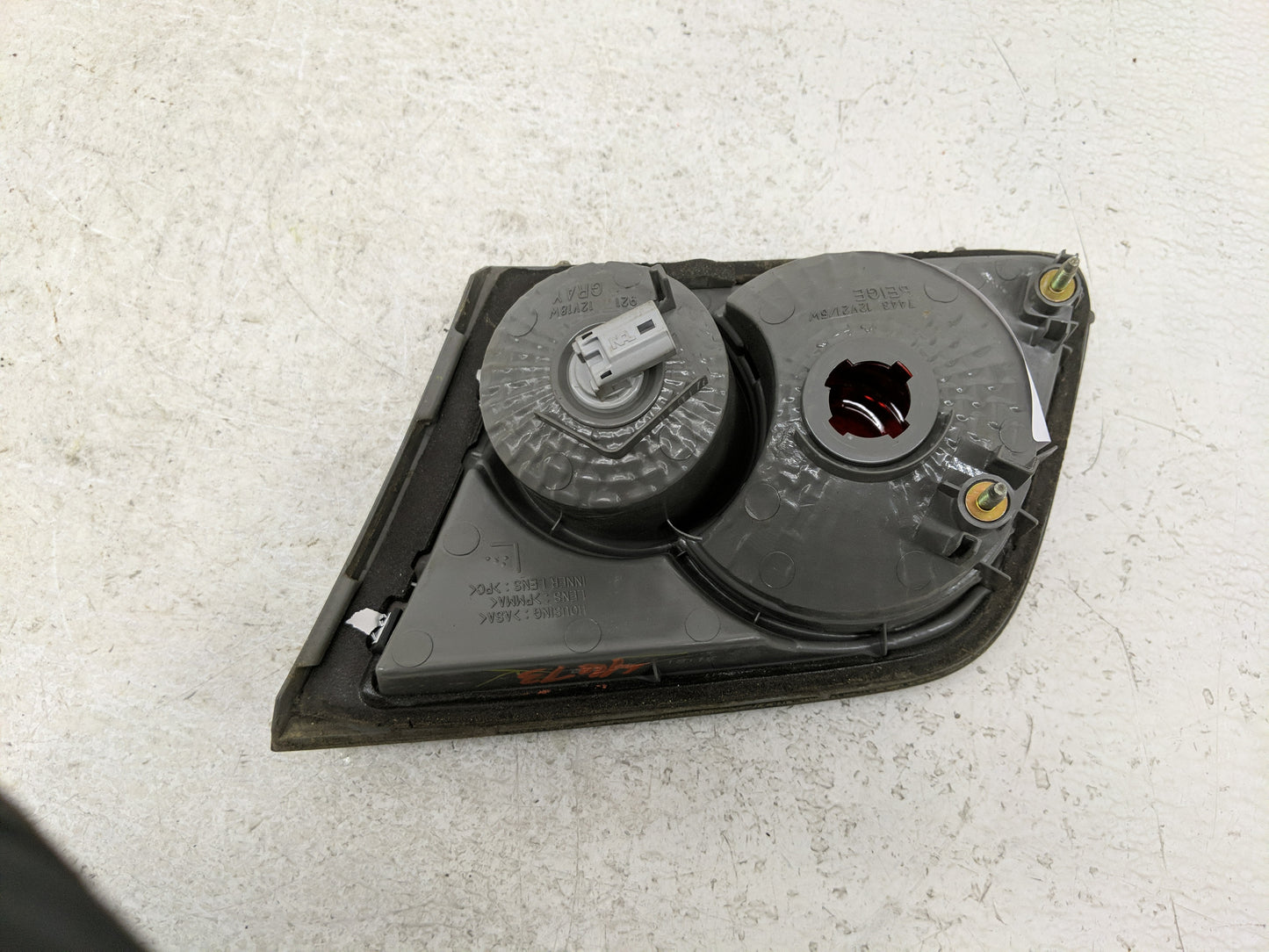 2006-2007 Mazda 6 Tail Light Assembly Driver Left OEM Fits Fits 2006 2007 OEM Used Auto Parts - Oemusedautoparts1.com