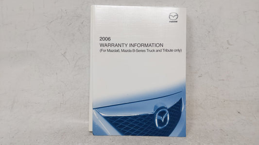 2006 Mazda 6 Owners Manual Book Guide OEM Used Auto Parts