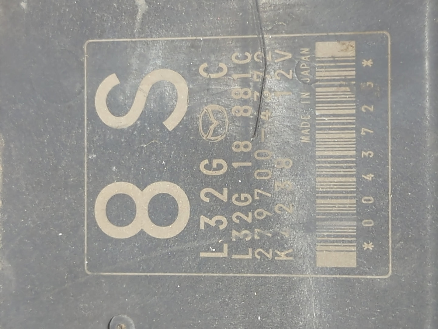 2006 Mazda Mazda3 PCM Engine Control Computer ECU ECM PCU OEM P/N:L32G-18-881C 2797000-4737 Fits OEM Used Auto Parts - Oemus