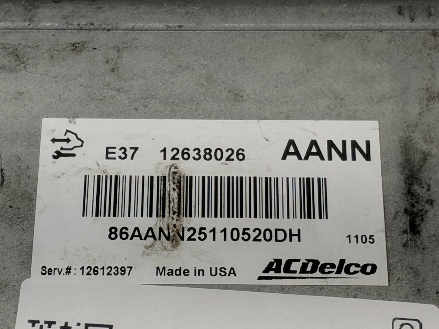 2006 Mazda Mazda B-2300 PCM Engine Control Computer ECU ECM PCU OEM P/N:12638026 12612397 Fits OEM Used Auto Parts - Oemused