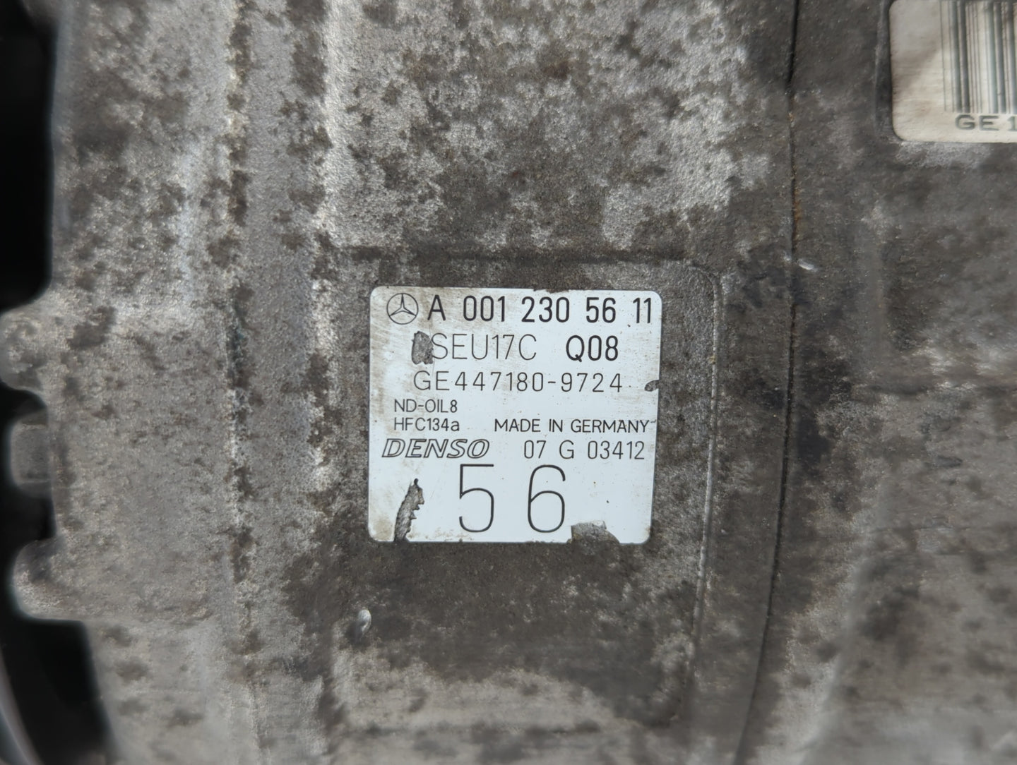 2006-2007 Mercedes-benz C230 Air Conditioning A/c Ac Compressor Oem - Oemusedautoparts1.com
