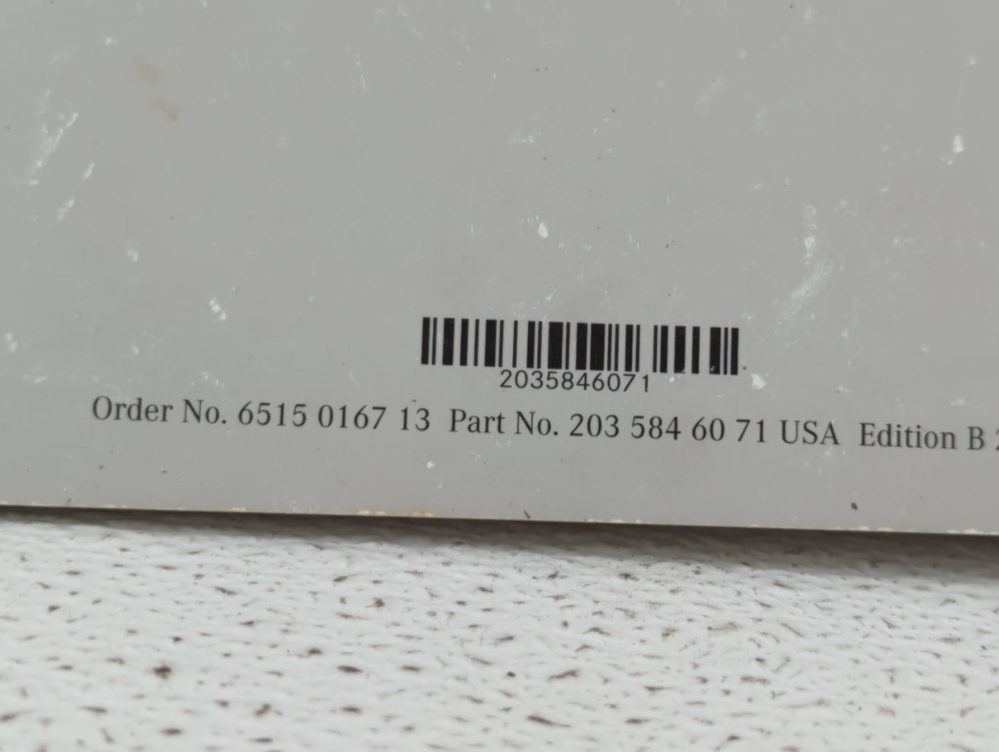 2006 Mercedes-Benz C250 Owners Manual Book Guide OEM Used Auto Parts - Oemusedautoparts1.com