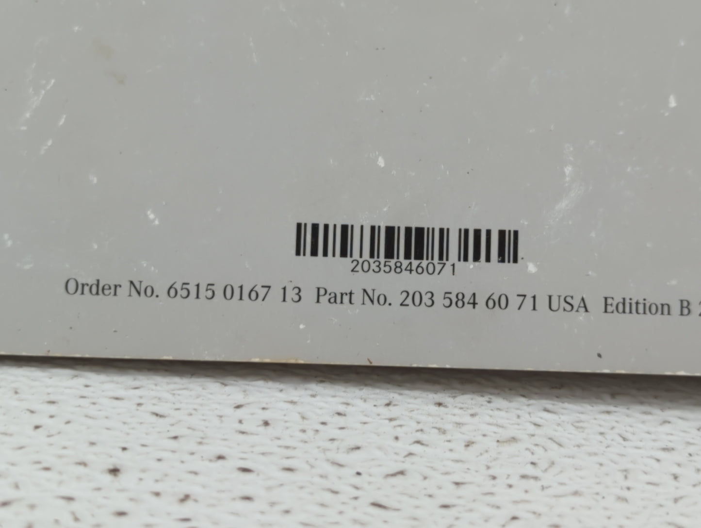 2006 Mercedes-Benz C250 Owners Manual Book Guide OEM Used Auto Parts - Oemusedautoparts1.com