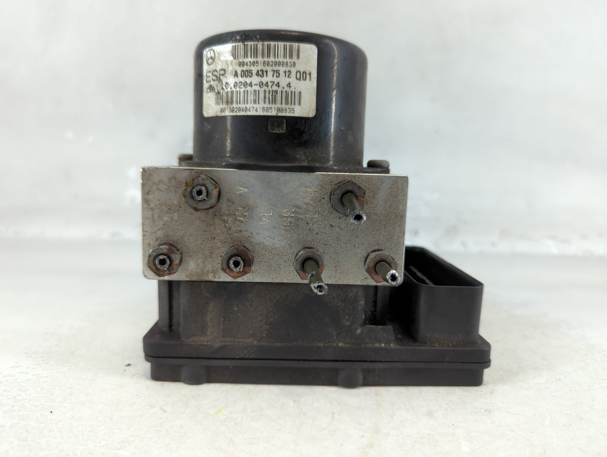 2006 Mercedes-Benz Clk500 Anti-Lock Brake ABS Pump Module Actuator OEM P/N:A 005 431 75 12 Fits Fits 2005 2007 2008 2009 OEM