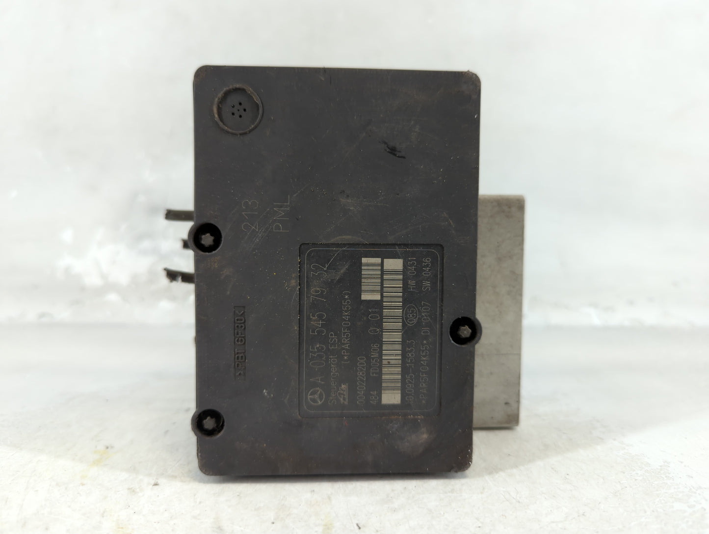2006 Mercedes-Benz Clk500 ABS Pump Control Module Replacement P/N:A 005 431 75 12 Fits Fits 2005 2007 2008 2009 OEM Used Aut