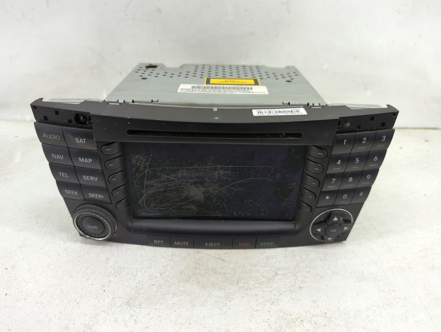 2006 Mercedes-Benz Cls500 Radio AM FM Cd Player Receiver Replacement P/N:BE7040511046207 Fits OEM Used Auto Parts - Oemuseda