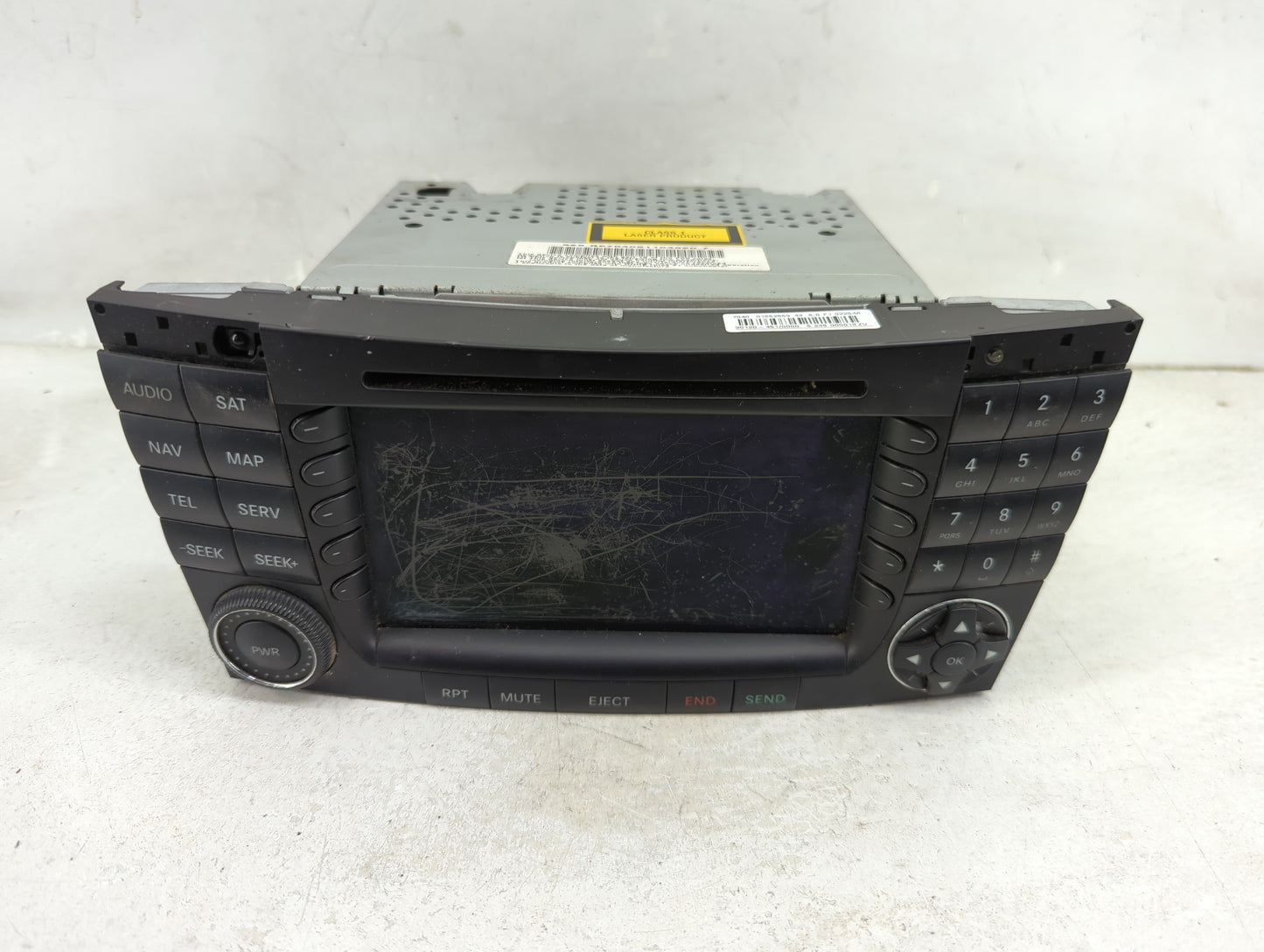 2006 Mercedes-Benz Cls500 Radio AM FM Cd Player Receiver Replacement P/N:BE7040511046207 Fits OEM Used Auto Parts - Oemuseda