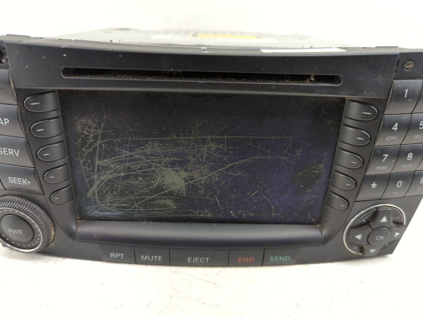 2006 Mercedes-Benz Cls500 Radio AM FM Cd Player Receiver Replacement P/N:BE7040511046207 Fits OEM Used Auto Parts - Oemuseda