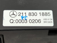 2006 Mercedes-Benz E-Class Climate Control Module Temperature AC/Heater Replacement P/N:2118301885 H24 140 026 010 Fits Fits