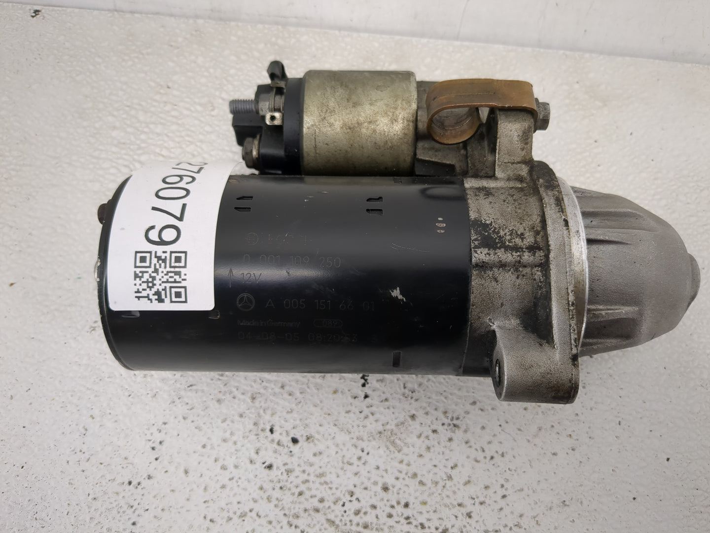 2005-2006 Mercedes-Benz E320 Car Starter Motor Solenoid OEM P/N:A 005 151 66 01 Fits Fits 2005 2006 OEM Used Auto Parts - Oe