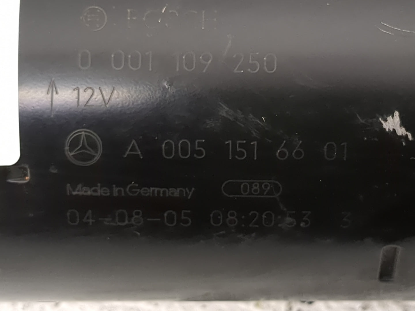 2005-2006 Mercedes-Benz E320 Car Starter Motor Solenoid OEM P/N:A 005 151 66 01 Fits Fits 2005 2006 OEM Used Auto Parts - Oe
