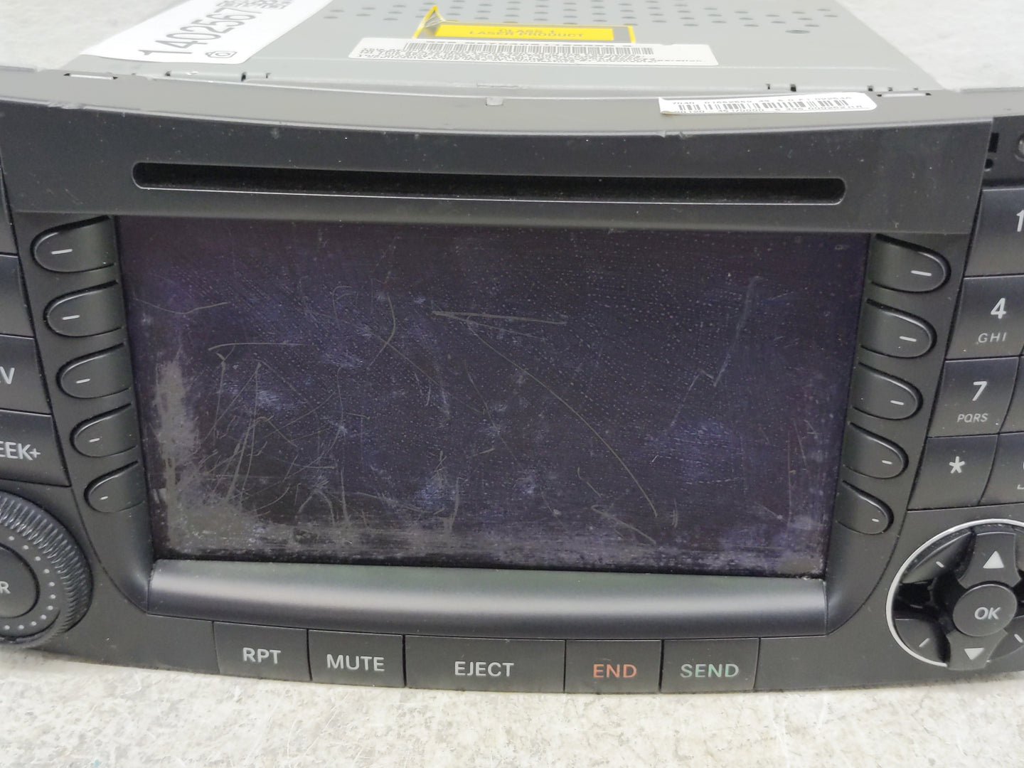 2006-2007 Mercedes-Benz E350 Radio AM FM Cd Player Receiver Replacement P/N:A 211 820 27 97 Fits Fits 2005 2006 2007 OEM Use