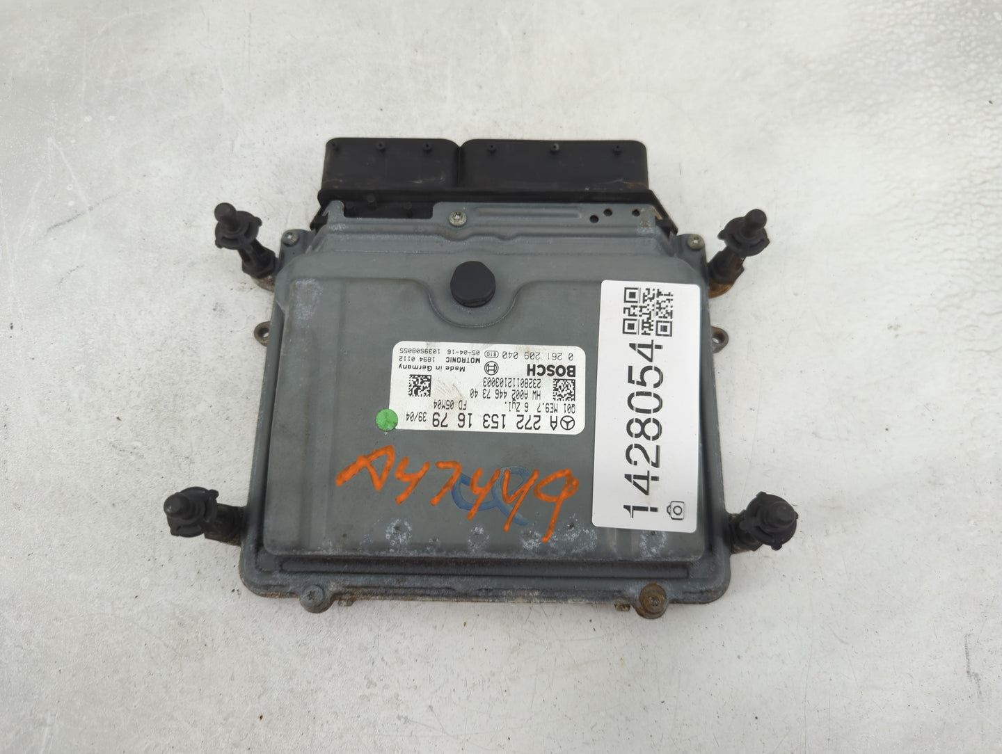 2006 Mercedes-Benz E350 PCM Engine Control Computer ECU ECM PCU OEM P/N:2721531679 Fits OEM Used Auto Parts - Oemusedautopar