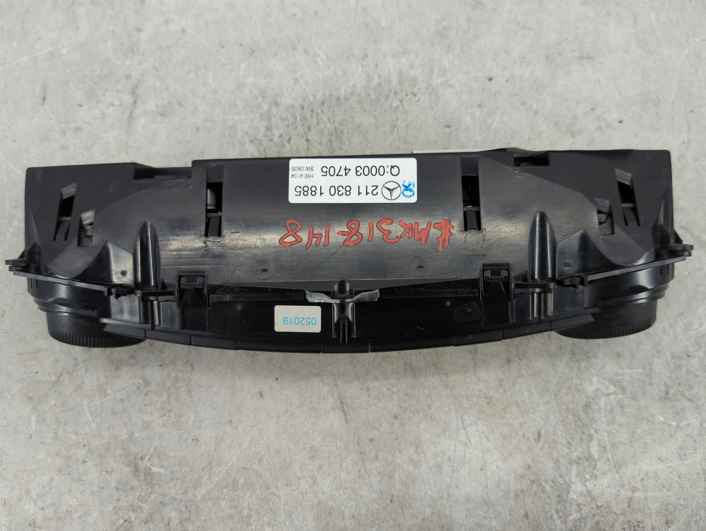 2006-2007 Mercedes-Benz E350 Climate Control Module Temperature AC/Heater Replacement P/N:211 830 1885 Fits Fits 2006 2007 O