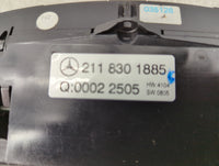 2006-2007 Mercedes-Benz E350 Climate Control Module Temperature AC/Heater Replacement P/N:211 830 1885 Fits Fits 2006 2007 O