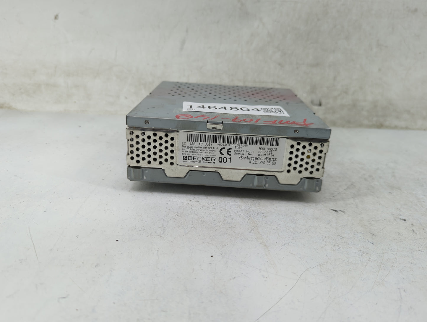 2006 Mercedes-benz E350 Radio Speaker Amplifier 1464864 - Oemusedautoparts1.com