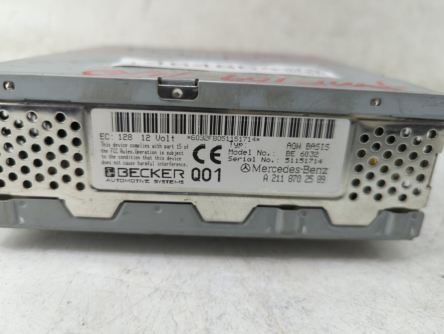 2006 Mercedes-benz E350 Radio Speaker Amplifier 1464864 - Oemusedautoparts1.com