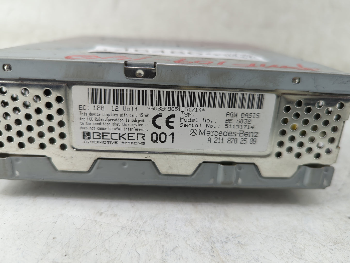 2006 Mercedes-benz E350 Radio Speaker Amplifier 1464864 - Oemusedautoparts1.com