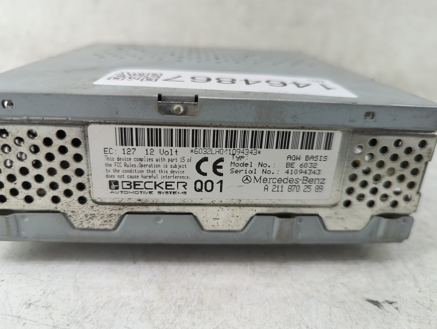 2006 Mercedes-benz E350 Radio Speaker Amplifier - Oemusedautoparts1.com
