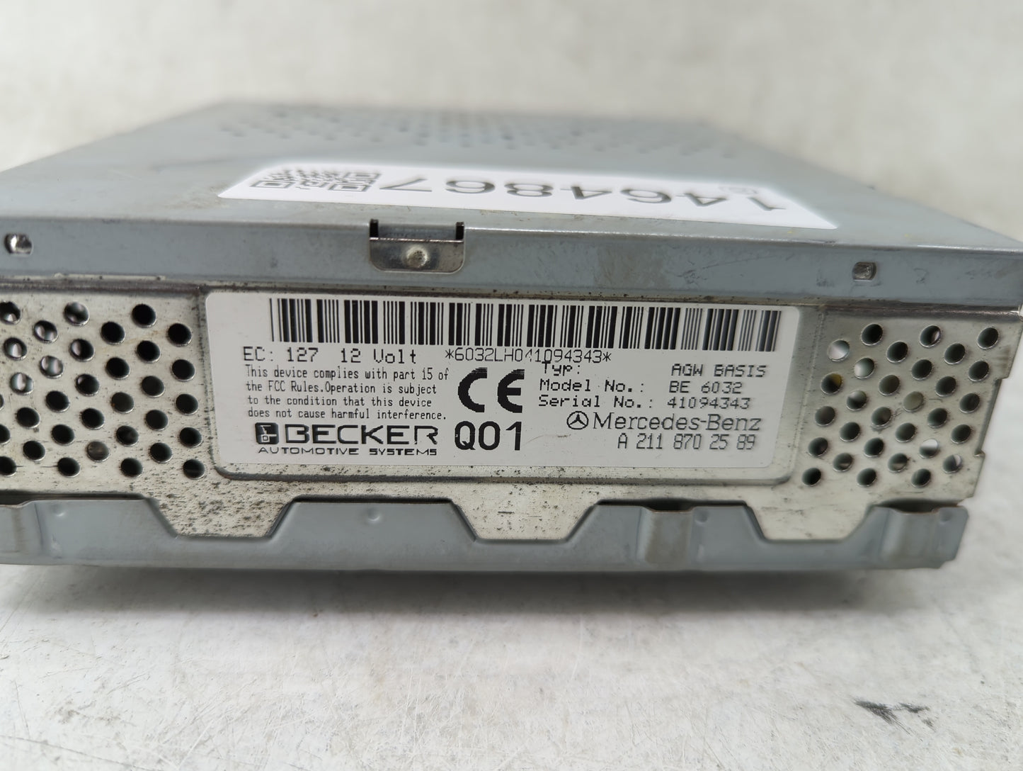 2006 Mercedes-benz E350 Radio Speaker Amplifier - Oemusedautoparts1.com