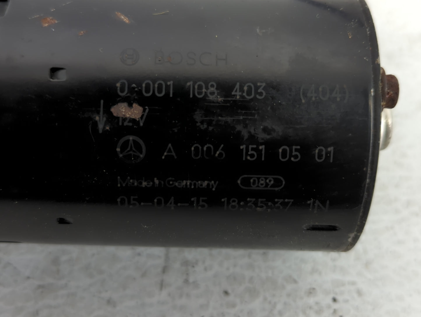 2006-2009 Mercedes-Benz E350 Car Starter Motor Solenoid OEM P/N:0 001 108 403 Fits Fits 2005 2006 2007 2008 2009 OEM Used Au