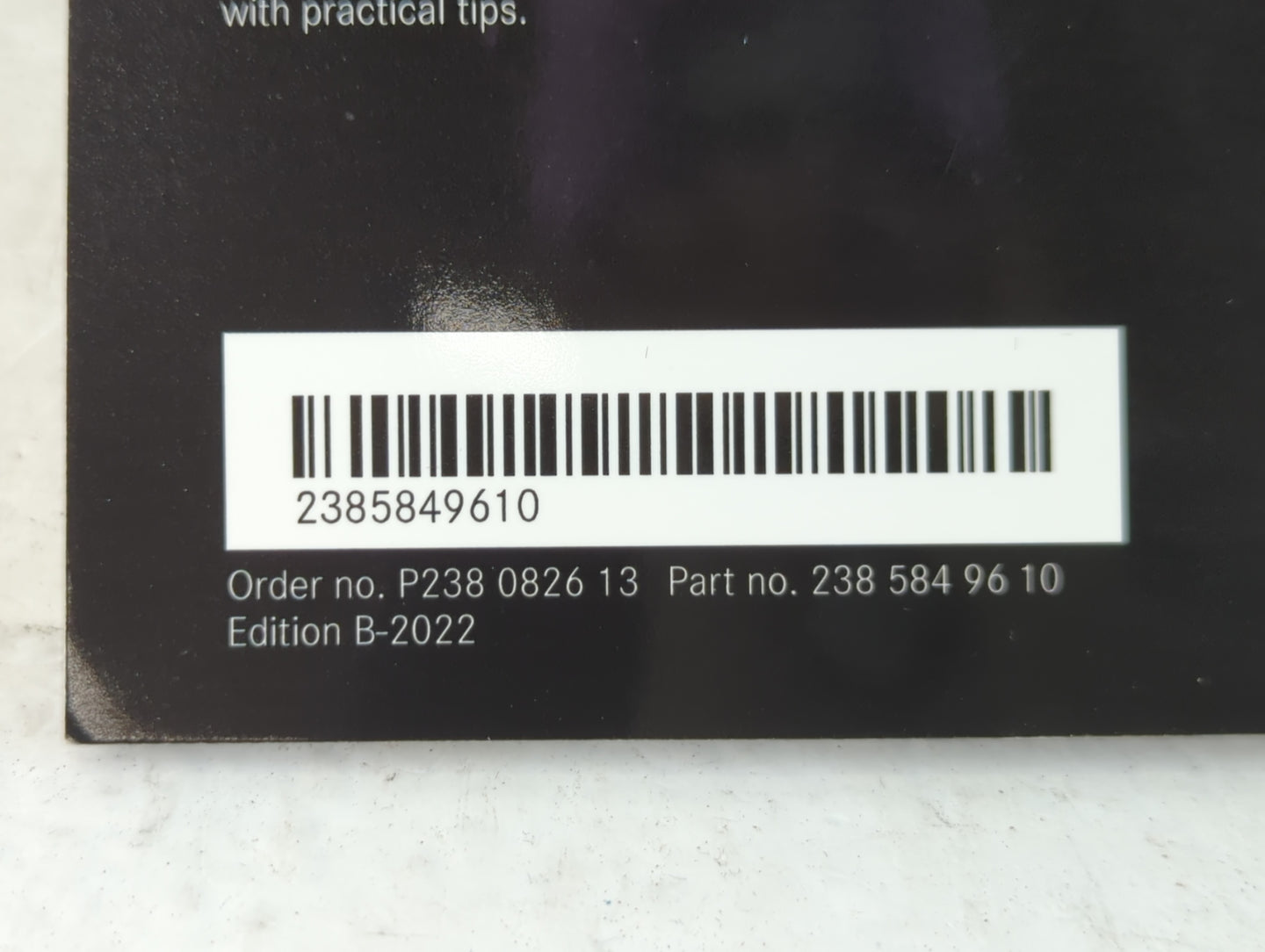 2006 Mercedes-Benz E350 Owners Manual Book Guide P/N:238 584 96 10 OEM Used Auto Parts - Oemusedautoparts1.com